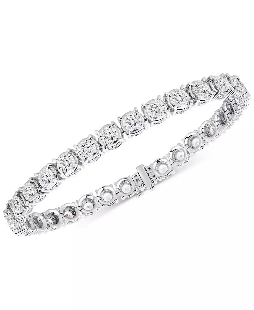 TruMiracle Diamond Single Row Tennis Bracelet (7 ct. t.w.) in 10k White Gold or 10k Yellow Gold