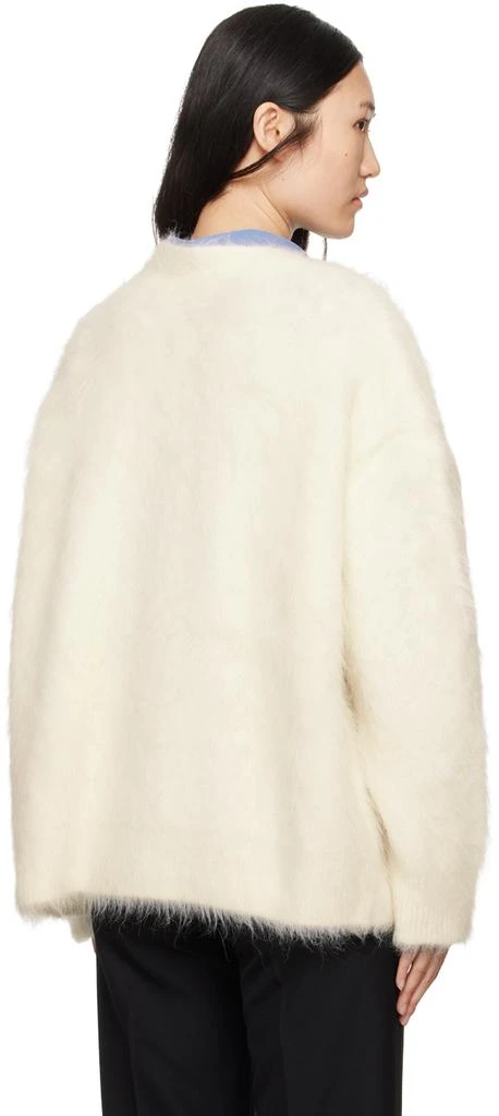 Totême SSENSE Exclusive Off-White Biella Cardigan 3
