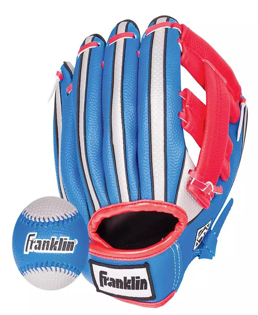 Franklin Air Tech 9" Baseball Glove Right Handed Thrower With Ball 1