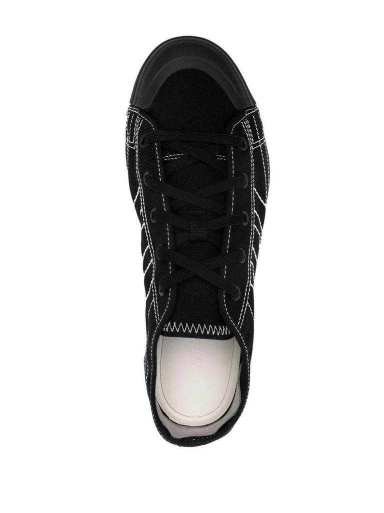 Y-3 Y-3 Adidas Nizza Low Leather Sneakers 3