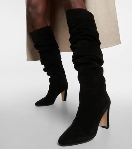 Manolo Blahnik Calassohi 90 suede mid-calf boots 4