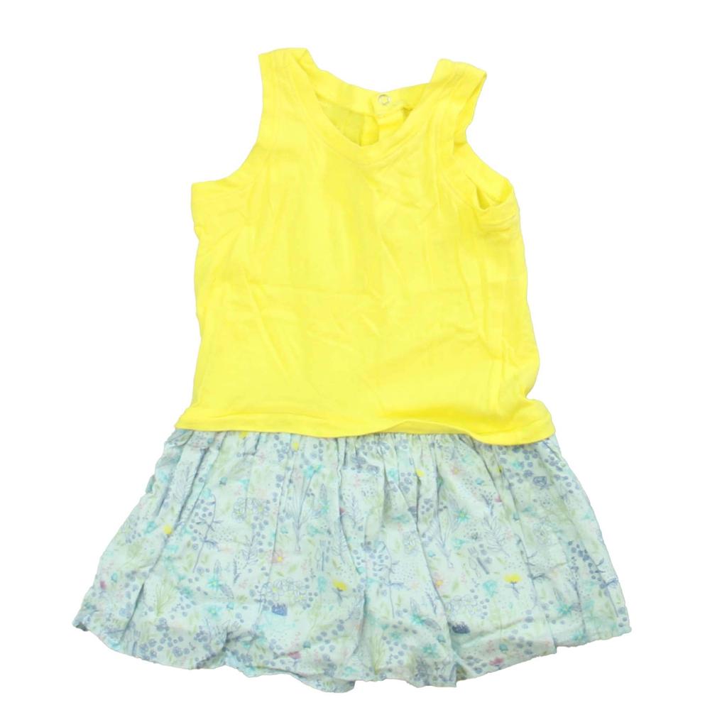 Egg Girls Yellow | Blue Dress
