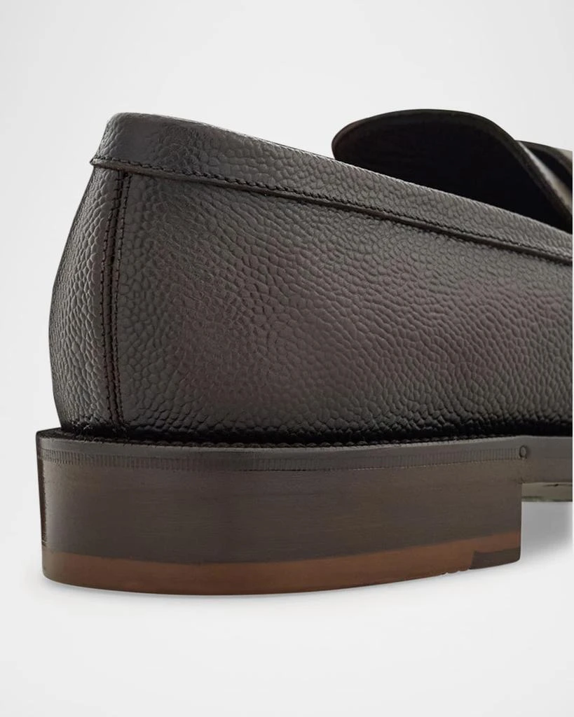 Salvatore Ferragamo Men's Benedict Gancio Leather Loafers 6