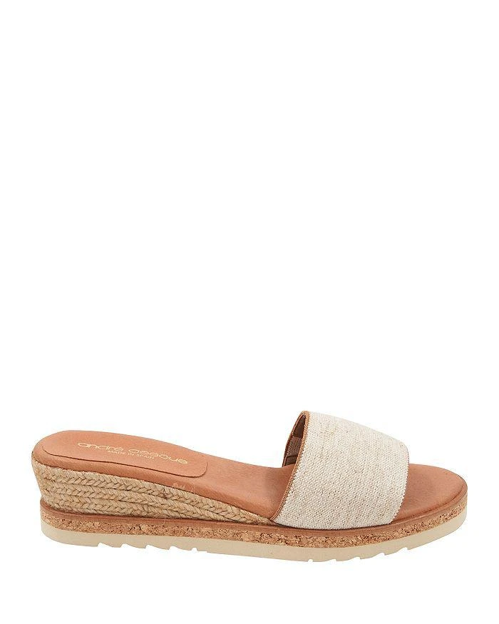 Andre Assous Women's Nessie Slip On Slide Espadrille Wedge Sandals 2