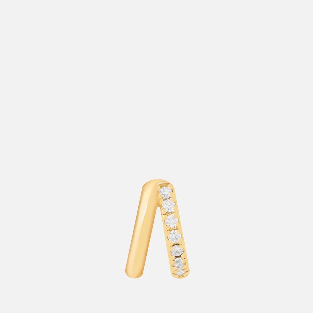 ASTRID & MIYU Illusion Gold-Plated Crystal Hoop Earring 1