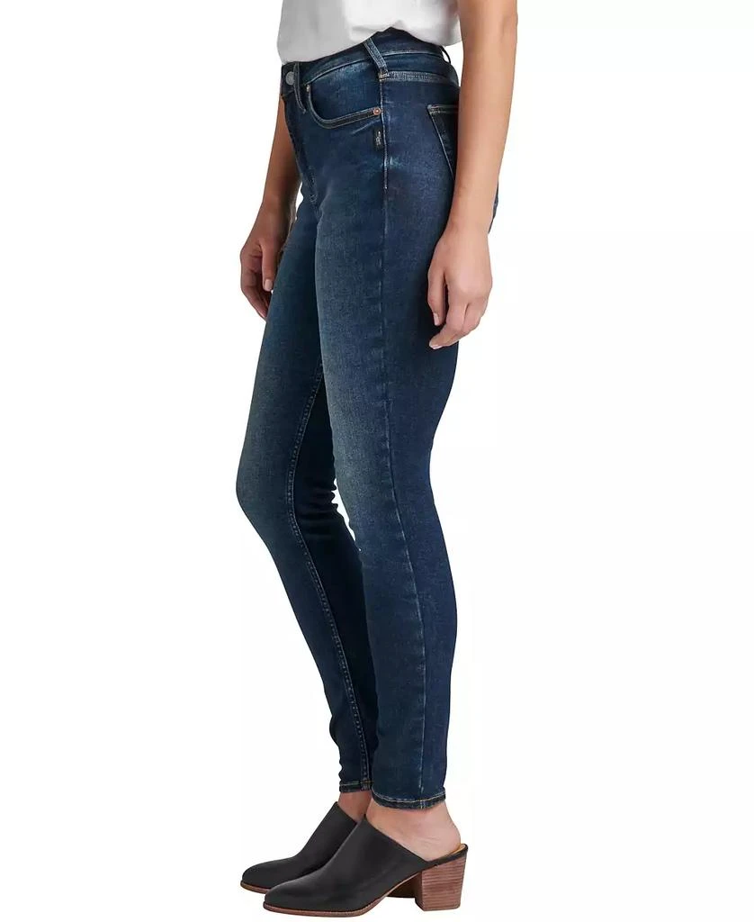 Silver Jeans Co. Women's Infinite Fit ONE SIZE FITS FOUR High Rise Skinny Jeans 8