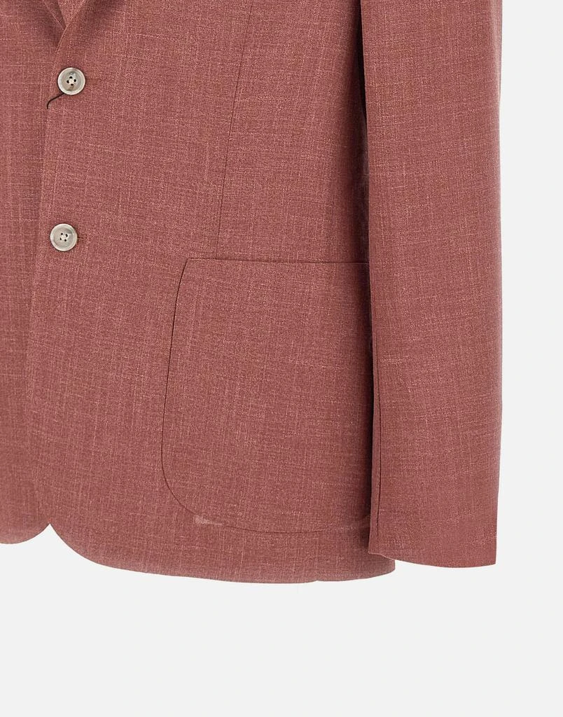 BARBA Wool, silk and linen blazer 5