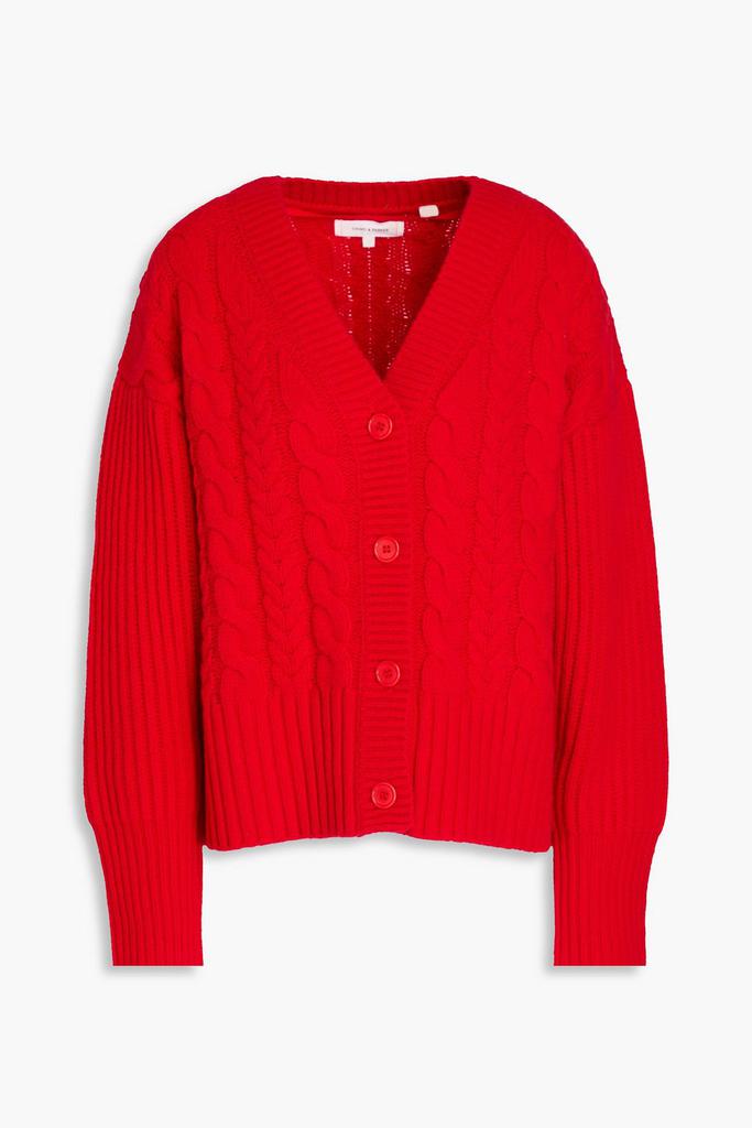 Chinti & Parker Aran cable-knit wool cardigan