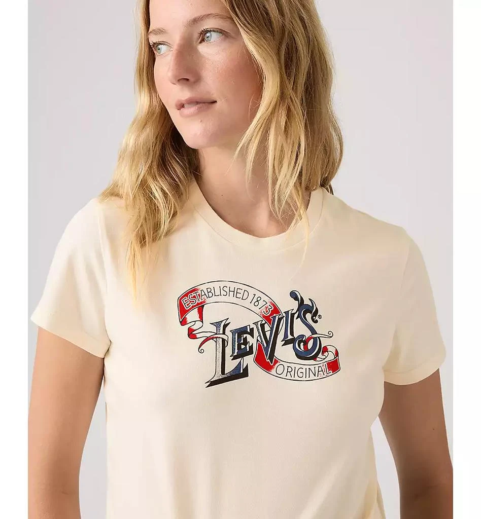 Levi's Women's Perfect Graphic Logo Cotton T-shirt 3