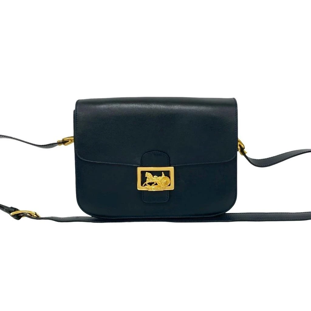 Celine Leather Pochette Shoulder Bag (Pre-Owned)