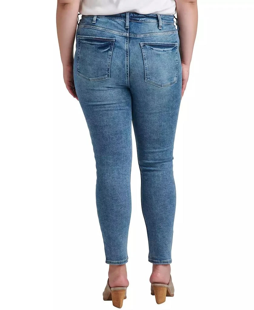 Silver Jeans Co. Women's Infinite Fit ONE SIZE FITS FOUR High Rise Skinny Jeans 10