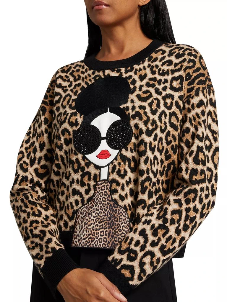 Alice + Olivia Gleeson Stace Face Sweater 6