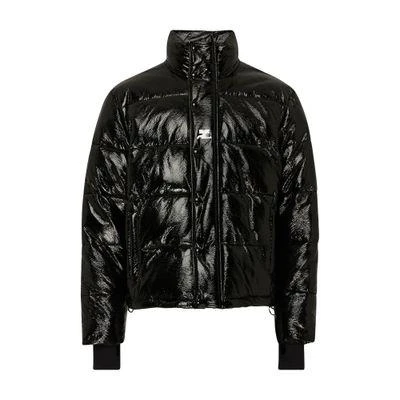 courreges Vinyl puffer jacket 1