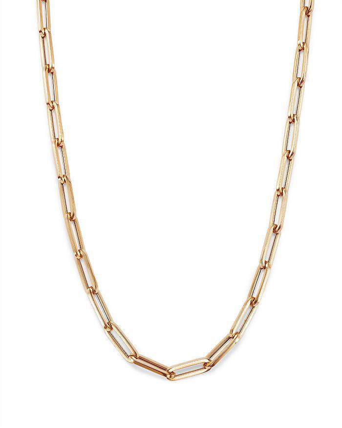 Zoe Lev 14K Yellow Gold Extra Large Paper Clip Chain Necklace, 16"