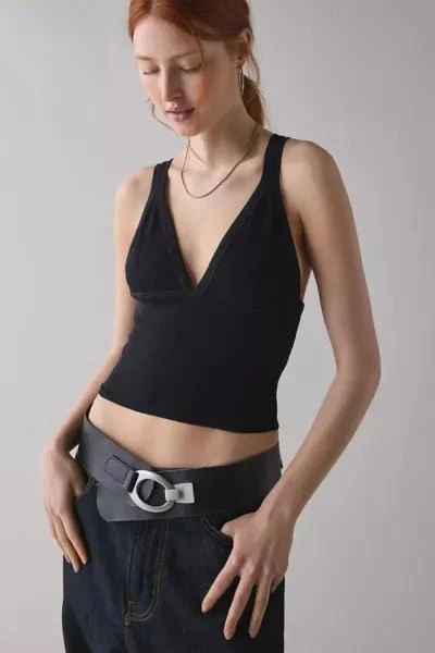 Out From Under Out From Under Jade Seamless Knit Cutout Tank Top 1