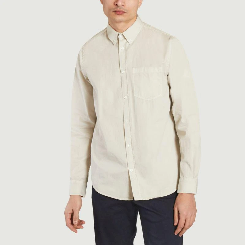 Norse Projects Anton Light Twill shirt oatmeal NORSE PROJECTS 1