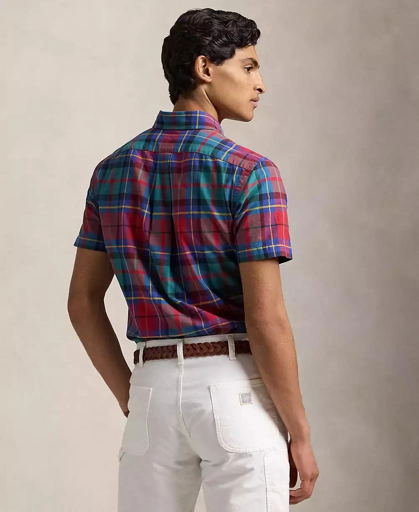Ralph Lauren Men's Classic-Fit Plaid Oxford Shirt 2