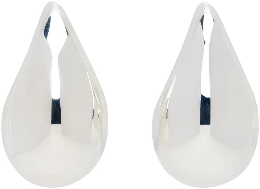 Bottega Veneta Silver Drop Medium Earrings 1