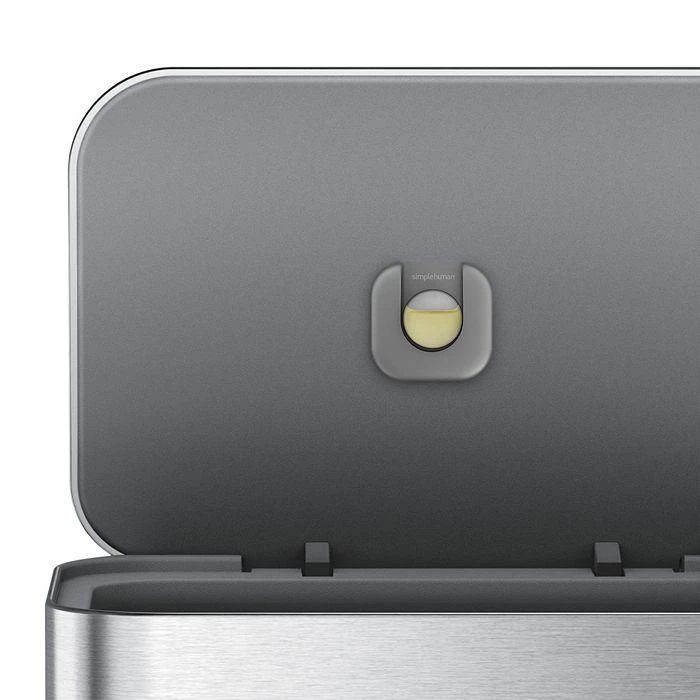 simplehuman 45 Liter Rectangular Kitchen Trash Can with Liner Pocket 4