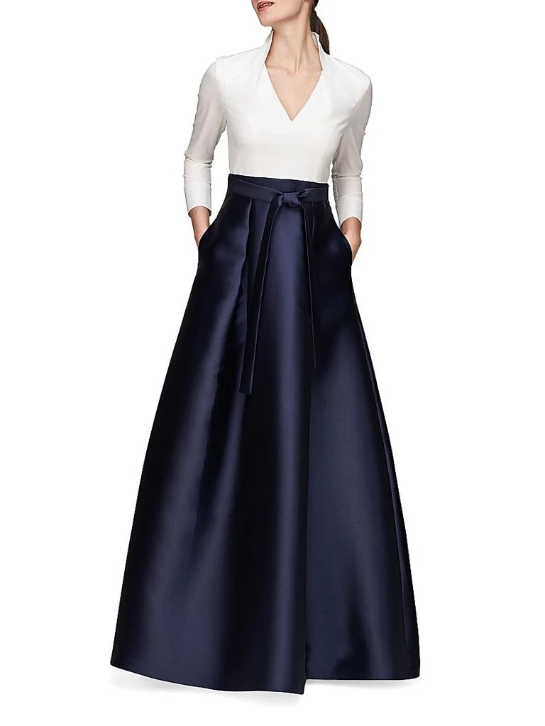 Kay Unger Phoebe Swan-Neck Gown 4