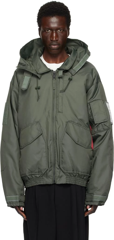 n.hoolywood Khaki Alpha Industries Edition CWU-45P Jacket 1