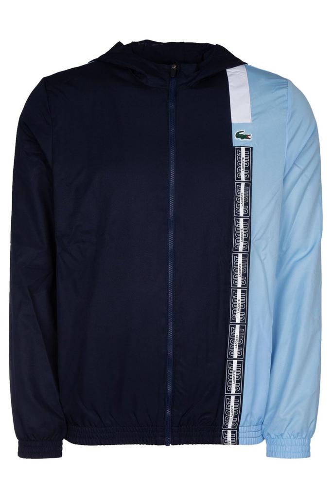 Lacoste Men's Zip-Front Geo Pattern Jacket - Jackets