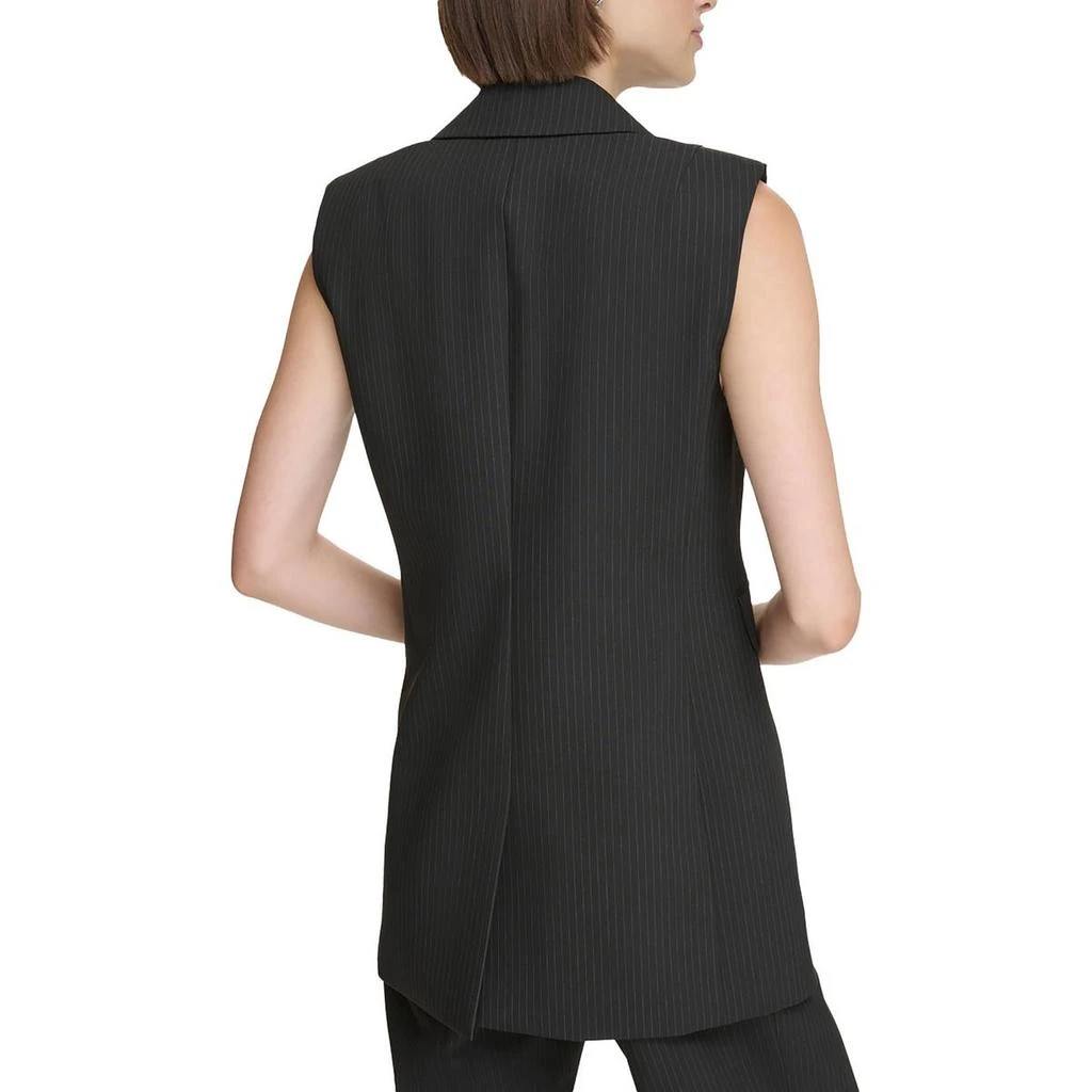 Calvin Klein Womens Double Breasted Sleeveless Suit Vest 2