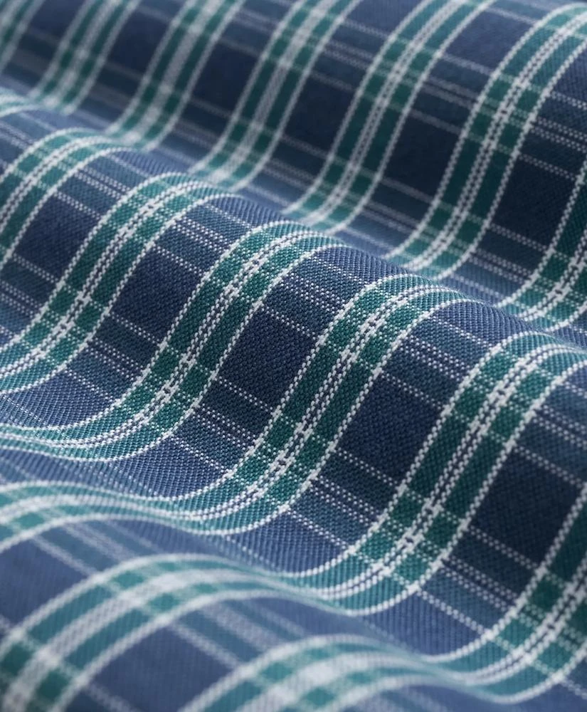Brooks Brothers Stretch Non-Iron Oxford Button-Down Collar, Check Shirt 3