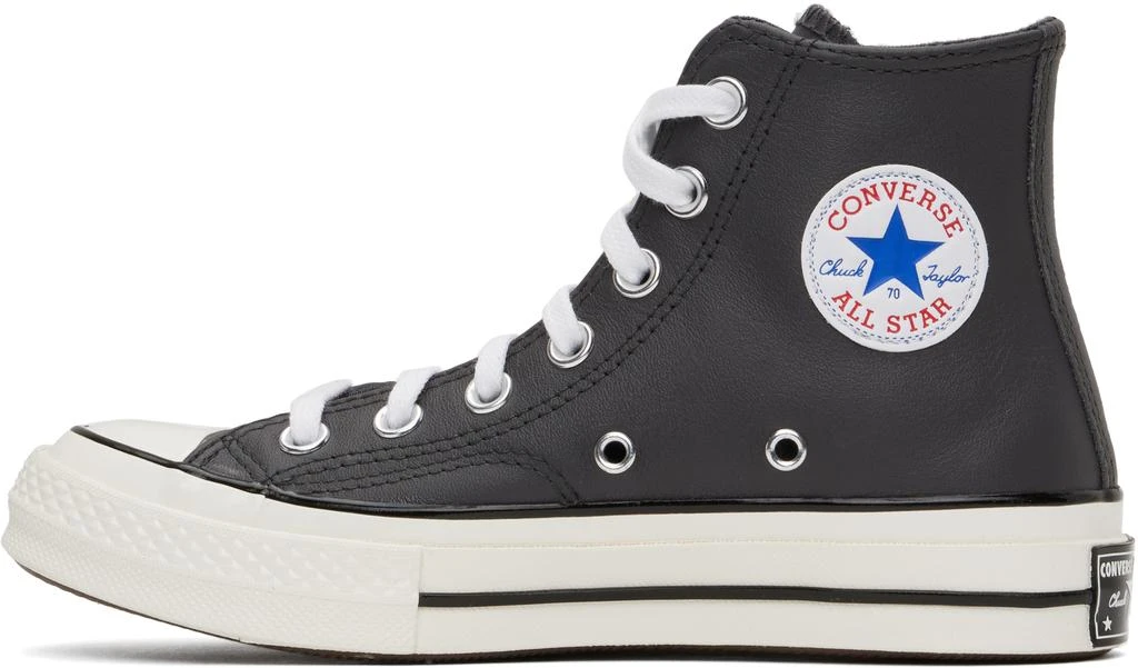 Converse Gray Chuck 70 Heritage Leather High Top Sneakers 3