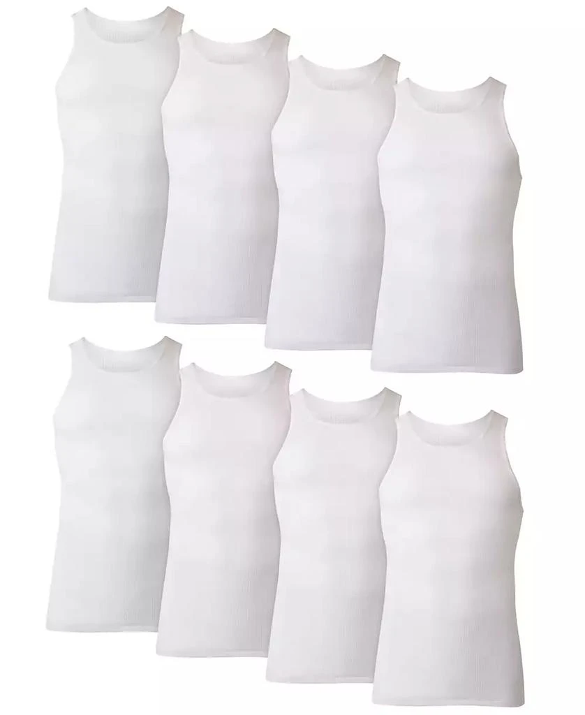 Hanes Ultimate® ComfortSoft Men's Tank Undershirt, 7+1 Bonus Pack 1