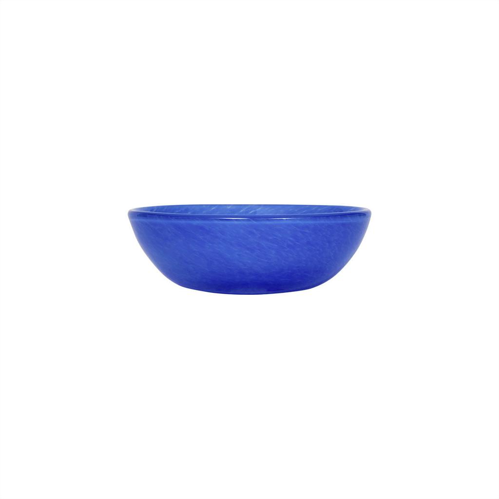 OYOY Living Design Bol Bleu En Verre Ø15xH5cm