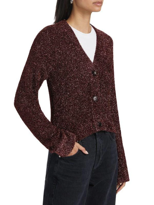 Derek Lam Kalena Metallic Cardigan 3