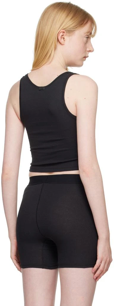 SKIMS Black Cotton Rib Tank Top 3