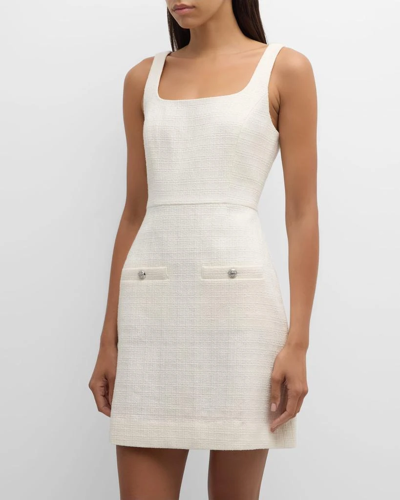 VERONICA BEARD Sabra Tailored Tweed Mini Dress 3
