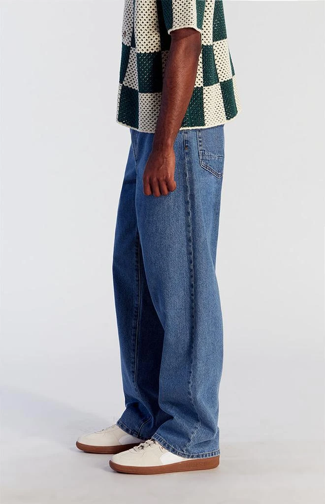 PacSun Medium Indigo Wash Baggy Jeans 3