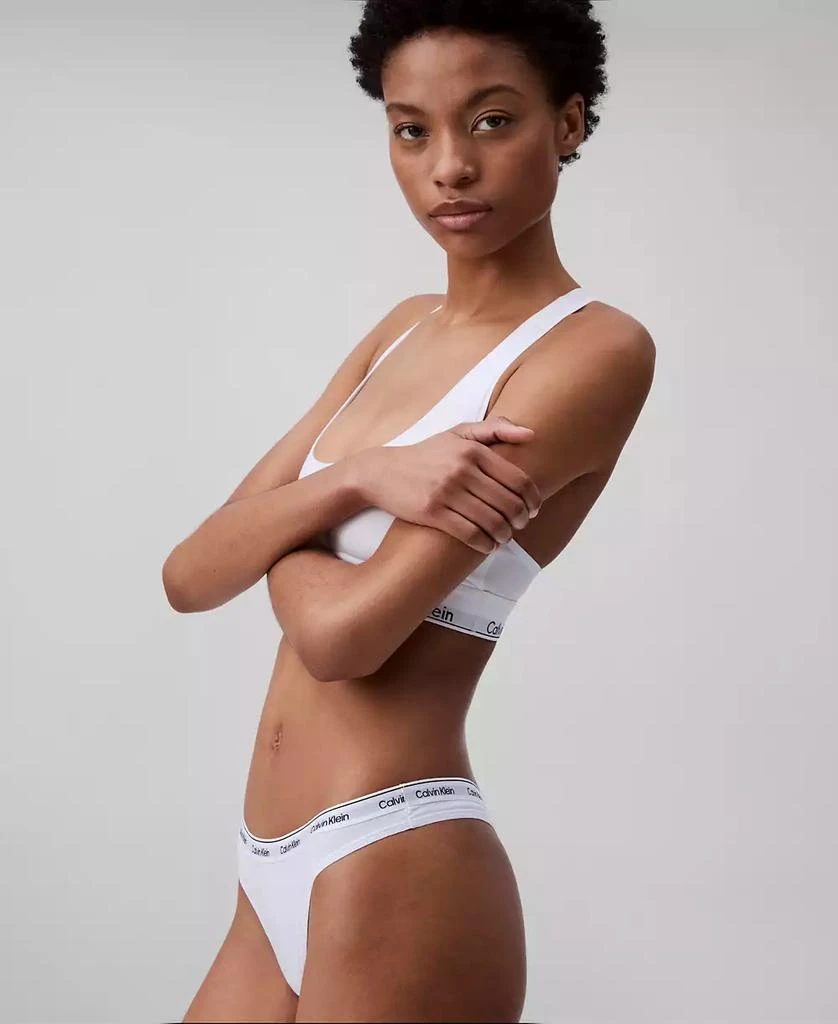 Calvin Klein Women's Modern Logo 3-Pack Thong Underwear QD5209 4