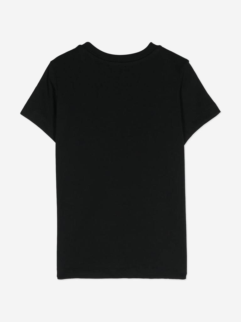 Moschino Moschino Kids Teddy Bear Logo T-Shirt in Black