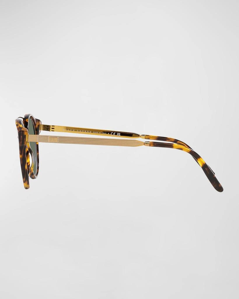 Ralph Lauren Round Acetate & Metal Aviator Sunglasses 2