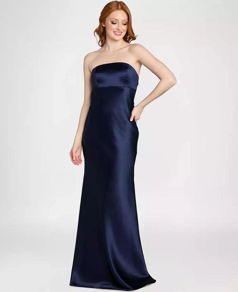 macy's evening dresses Peacock Fit Flare Mother Bride Dress with Ostrich Feather Jacket main image 0
