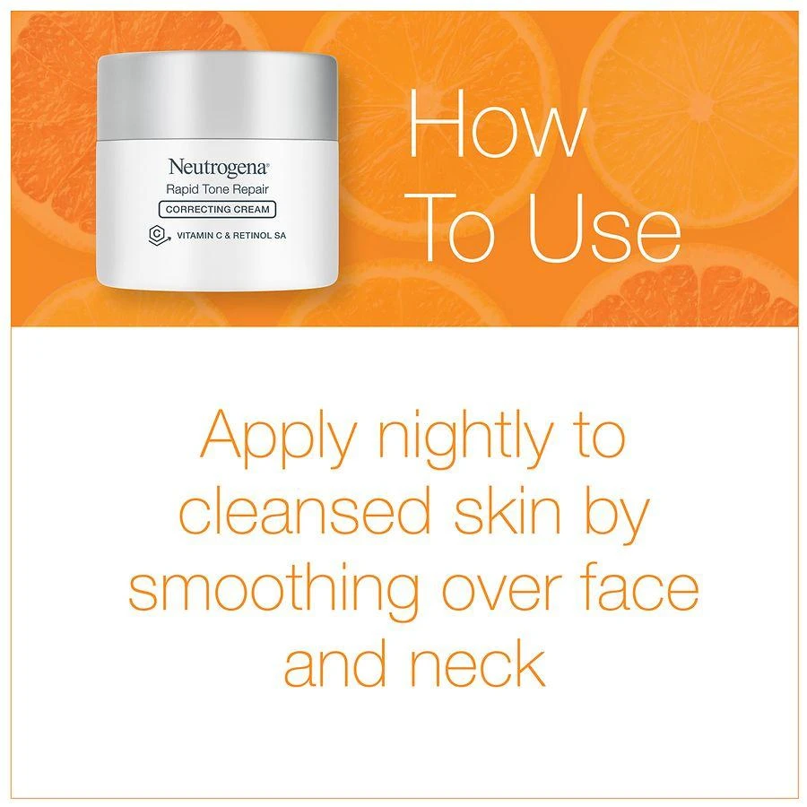 Neutrogena Rapid Tone Repair Retinol + Vitamin C Face Cream 5