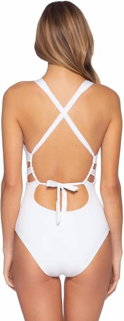Becca Becca - Color Code Skylar Plunge One Piece Swimsuit