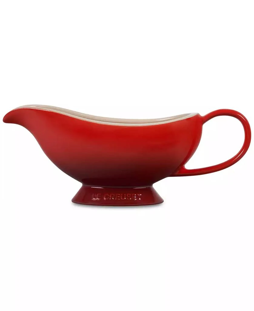 Le Creuset 16 oz. Enameled Stoneware Heritage Gravy Boat 4