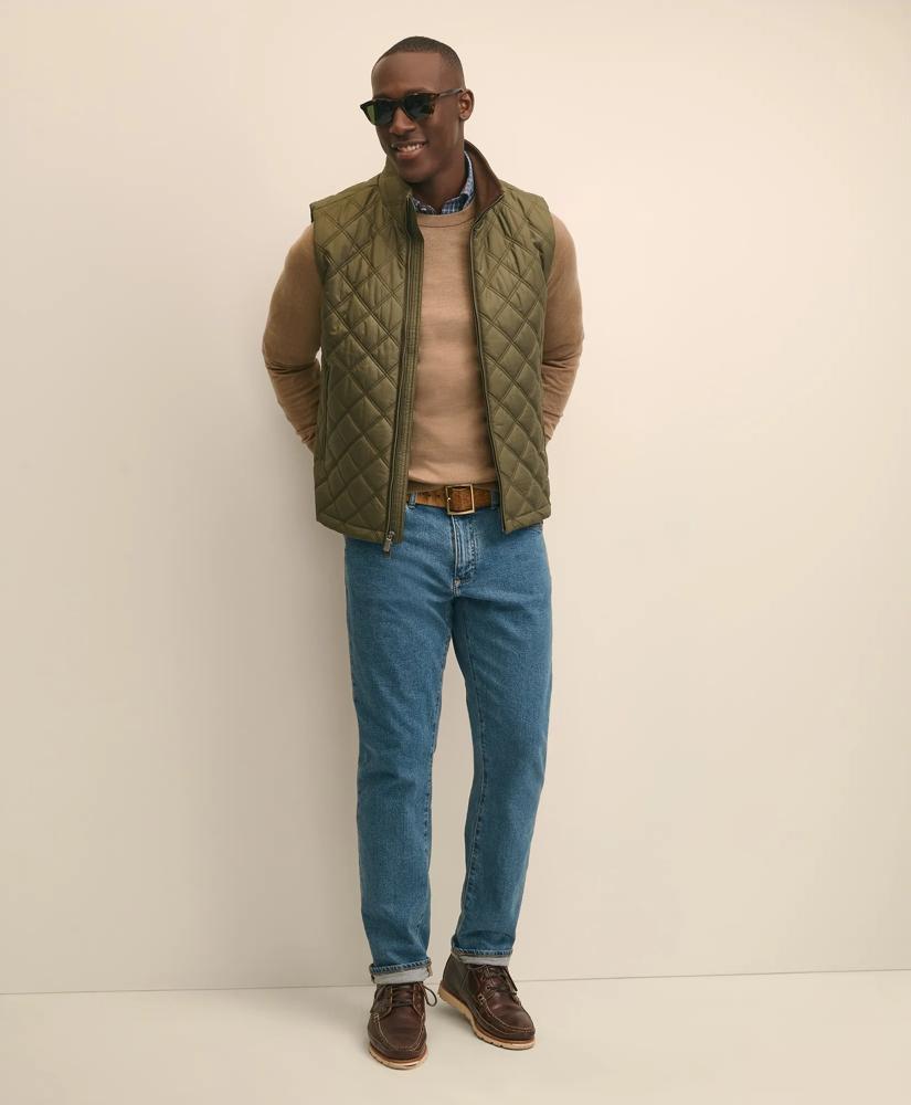 Brooks Brothers Paddock Diamond Quilted Vest - Gilets - Compare