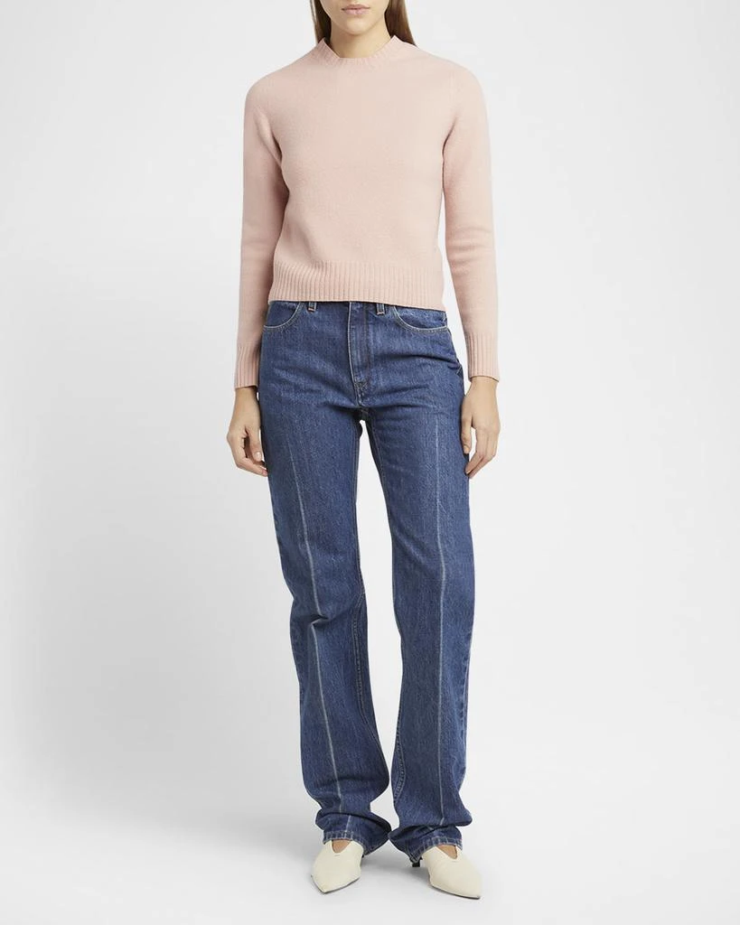 Jil Sander High-Rise Crease-Line Slim-Leg Jeans 2