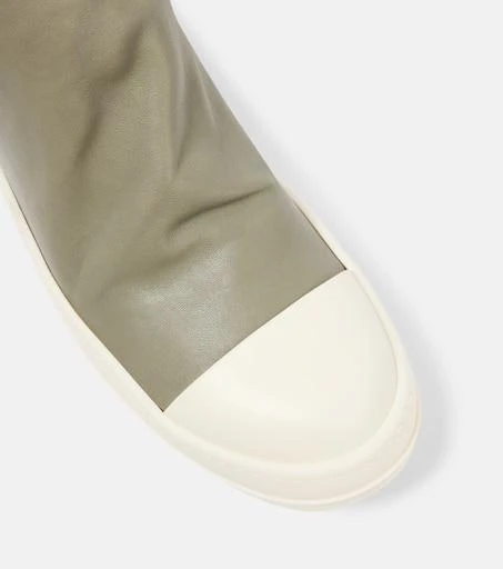Rick Owens Stockings over-the-knee leather sneakers 5