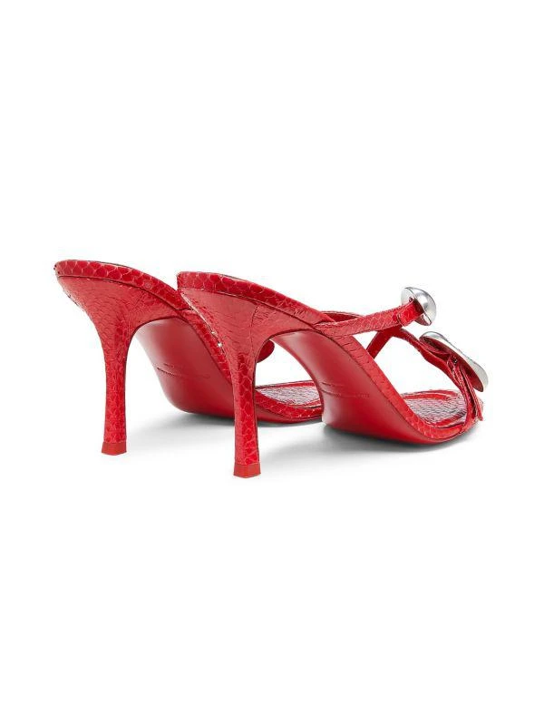 Alexander Wang Dome 85MM Embellished Watersnake Sandals 3