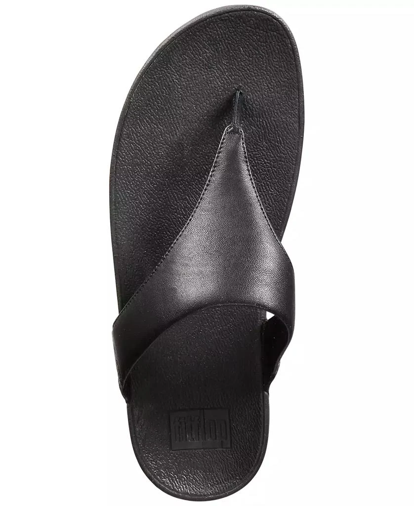 FitFlop Women's Lulu Leather Toe-Thongs Sandals 4