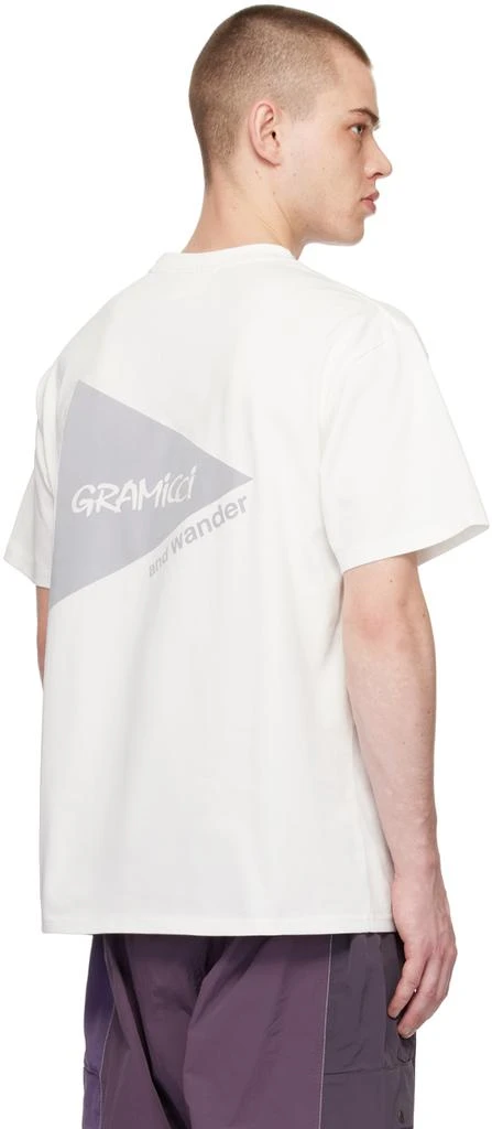 and wander White Gramicci Edition T-Shirt 3