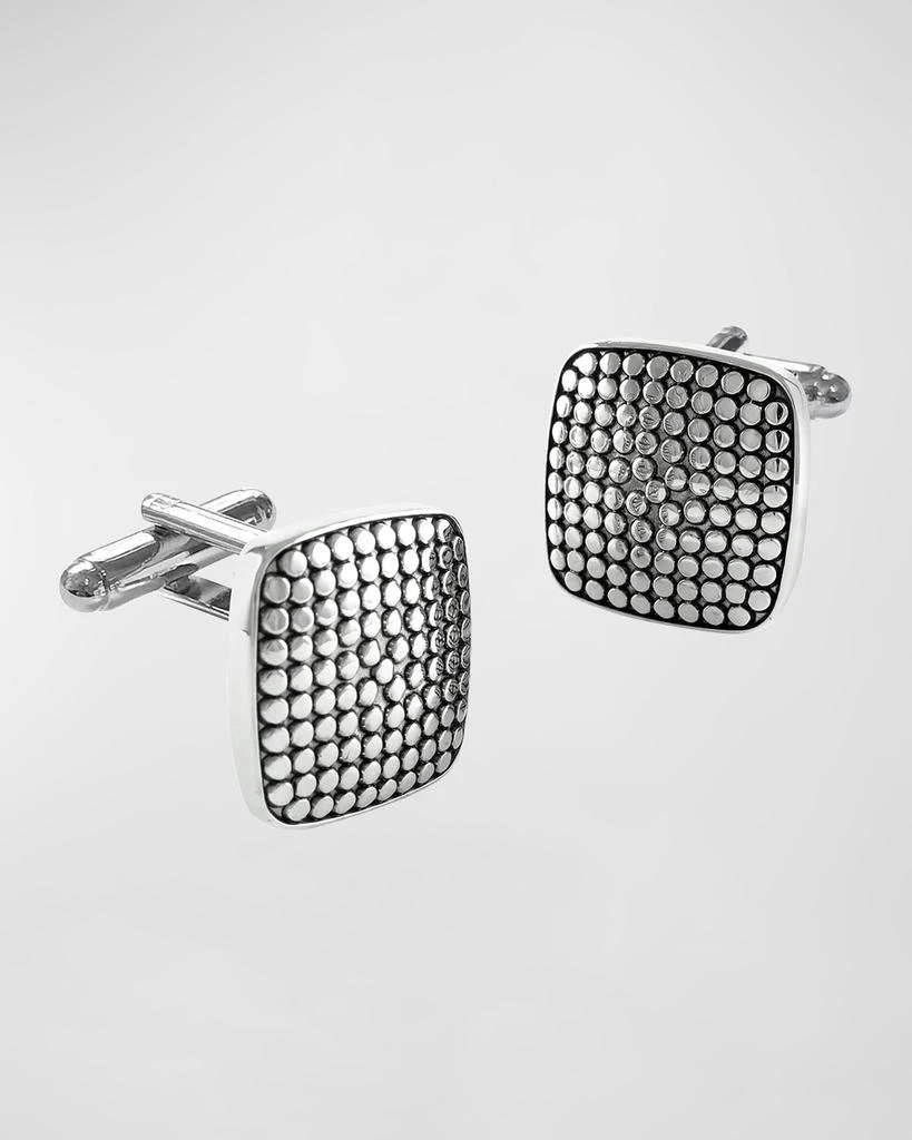 LINK UP Men's Dotted Soft Square Cufflinks from Neiman Marcus