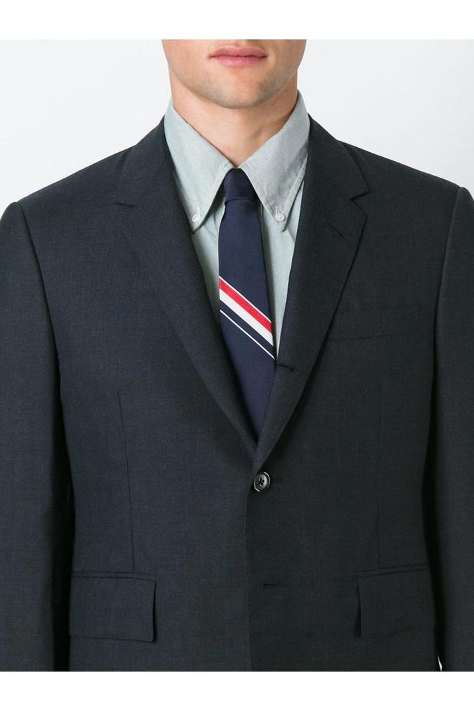 undefined RWB Jacquard Silk Cotton Tie Navy